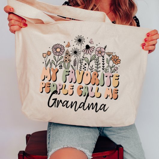 Gepersonaliseerde mijn favoriete mensen noemen me tote bag