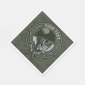 Gepersonaliseerde militaire Camo Soldaat Skull en Servet (Hoek)