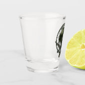 Gepersonaliseerde militaire Camo Soldaat Skull en Shot Glas (Links)