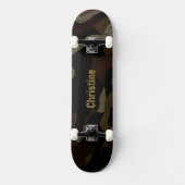 Gepersonaliseerde militaire Camouflage Font Christ Skateboard (Voorkant)