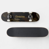 Gepersonaliseerde militaire Camouflage Font Christ Skateboard (Horizontaal)
