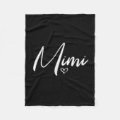 Gepersonaliseerde Mimi Blanket| Aangepaste verpakk Fleece Deken (Voorkant)