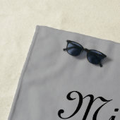 Gepersonaliseerde Mimi houdt van haar grenzen Strandlaken (In situ)