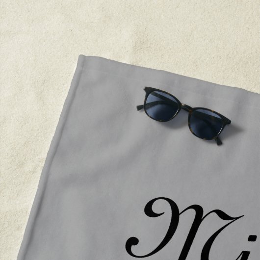 Gepersonaliseerde Mimi houdt van haar grenzen Strandlaken (In situ)