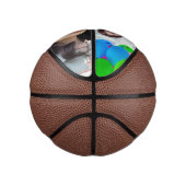 Gepersonaliseerde Mini Basketbal met Foto (Rechts)