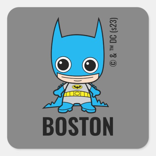 Gepersonaliseerde Mini Batman Kinderen labels (Voorkant)