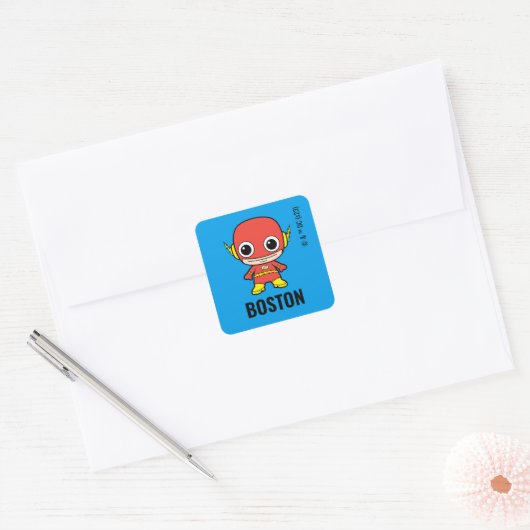 Gepersonaliseerde Mini Flash-Kinderen labels (Envelop)
