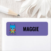 Gepersonaliseerde Mini Justice League Batgirl Etiket (Insitu)