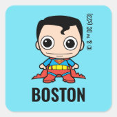 Gepersonaliseerde Mini Superman Kinderen labels (Voorkant)