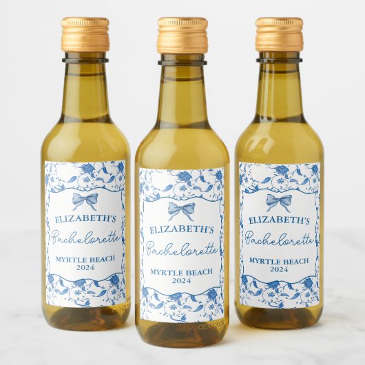 Gepersonaliseerde Mini Wijnlabel Kustgrootmoeder Wijn Etiket (Flessen)