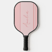 Gepersonaliseerde Minimal Blush Pink Pickleball Paddle (Achterkant)
