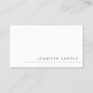 Gepersonaliseerde Minimal Modern Sjabloon Stijlvol Visitekaartje