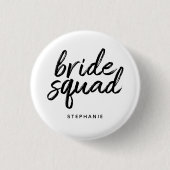 Gepersonaliseerde minimale bride Squad Ronde Button 3,2 Cm (Voorkant)