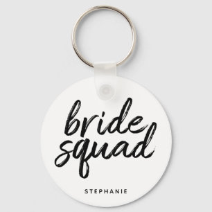 Gepersonaliseerde minimale bride Squad Sleutelhanger