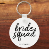 Gepersonaliseerde minimale bride Squad Sleutelhanger (Voorkant)