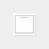 Gepersonaliseerde minimalist post-it® notes (Voorkant)