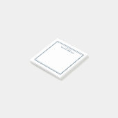 Gepersonaliseerde minimalist post-it® notes (Schuin)
