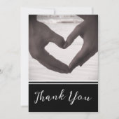 Gepersonaliseerde minimalistisch Bedankt voor je b (Voorkant)