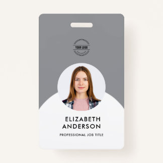 gepersonaliseerde minimalistische bedrijfsmedewerk badge