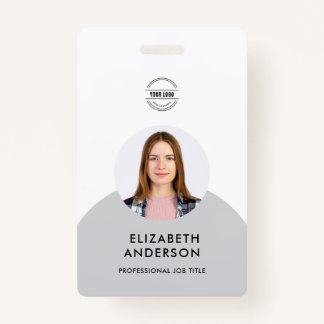 gepersonaliseerde minimalistische bedrijfsmedewerk badge