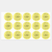 Gepersonaliseerde minimalistische dank u Logo Labels (Vel)