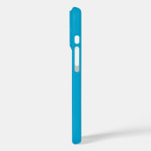 Gepersonaliseerde minimalistische, elegante blauw Case-Mate iPhone case (Achterkant / Links)