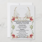 Gepersonaliseerde minimalistische foto Uitvaart Kaart (Voorkant)