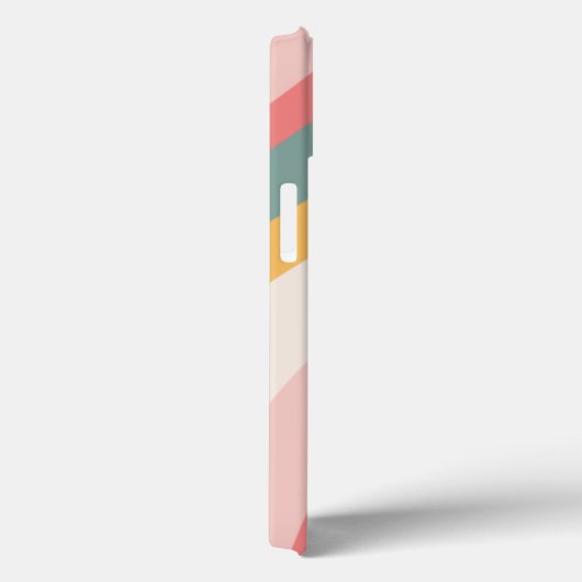 Gepersonaliseerde minimalistische kleurengolf Case-Mate iPhone case (Achterkant / Rechts)