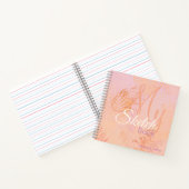 Gepersonaliseerde minimalistische moderne geschenk notitieboek (Binnen)