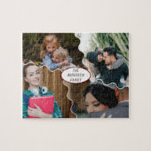 Gepersonaliseerde minimalistische puzzel | memorab (Horizontaal)