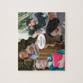 Gepersonaliseerde minimalistische puzzel | memorab legpuzzel (Verticaal)