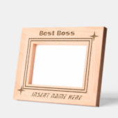 Gepersonaliseerde minimalistische Star Boss Gegraveerde Lijstjes (Links)