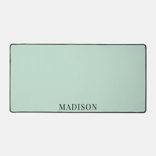 Gepersonaliseerde minimalistische typografie Solid Bureaumat (Voorkant)
