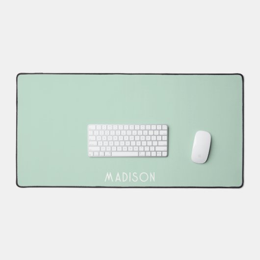 Gepersonaliseerde minimalistische typografie Solid Bureaumat (Keyboard & Muis)