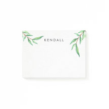 Gepersonaliseerde minimalistische Waterverf verlaa