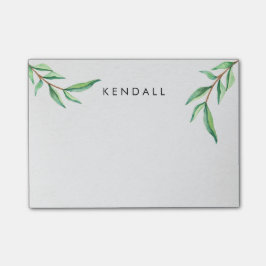 Gepersonaliseerde minimalistische Waterverf verlaa Post-it® Notes