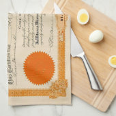 Gepersonaliseerde Mining Stock Keukenhanddoek (Quarter Fold)