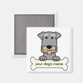 Gepersonaliseerde minister Schnauzer Magneet (Voorkant / Achterkant)