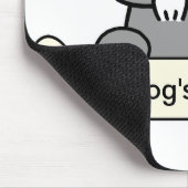 Gepersonaliseerde minister Schnauzer Muismat (Hoek)