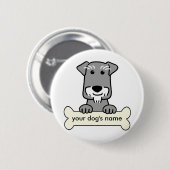 Gepersonaliseerde minister Schnauzer Ronde Button 5,7 Cm (Voorkant /achterkant)