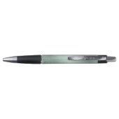 Gepersonaliseerde Mint Green Faux Glitter Pen (Achterkant)