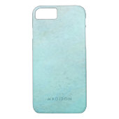 Gepersonaliseerde Mint Green Ombre Waterverf Case-Mate iPhone Case (Achterkant)