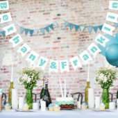 Gepersonaliseerde Mint of elke aangepaste kleur br Vlaggetjes