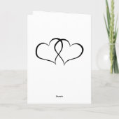 Gepersonaliseerde "Miss You"-Kaart Kaart (Achterkant)