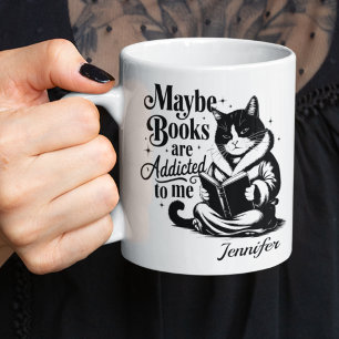 Gepersonaliseerde Misschien Boeken Zijn Verslaafd  Koffiemok