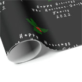 Gepersonaliseerde Mistletoe Gift Wrap HAMbyWG Cadeaupapier (Rol Hoek)