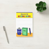 Gepersonaliseerde mitswa items - Kleurrijk Post-it® Notes (Kantoor)