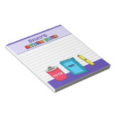 Gepersonaliseerde mitswa items - Paarse Notitieblok (Schuin)