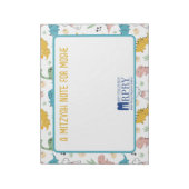 Gepersonaliseerde Mitzvah Note Notitieblok (Linkerzijde)