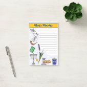 Gepersonaliseerde Mitzvah-notities - Post-It-stijl Post-it® Notes (Kantoor)